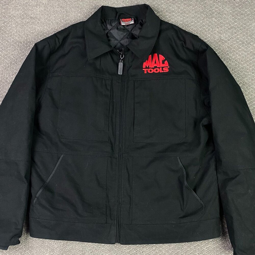 MAC Tools Duck Canvas Jacket Men's XL Heavyweight Workwear Quilt Lined Mechanic